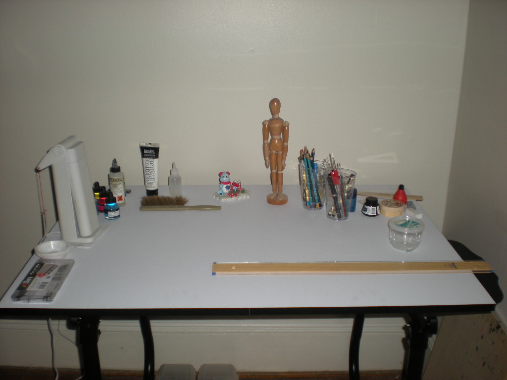 Drafting Table Setup