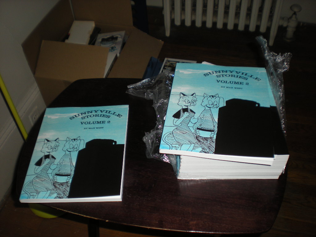 Advance copies of Sunnyville Stories Volume 2