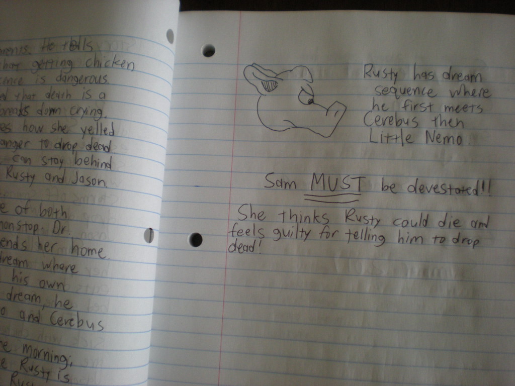Notebook notes on Sunnyville #14