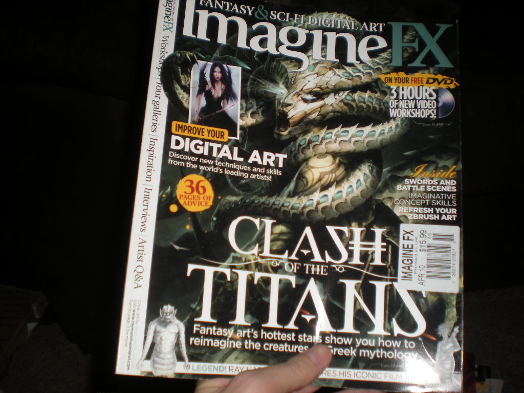 My copy of ImagineFX April 2010