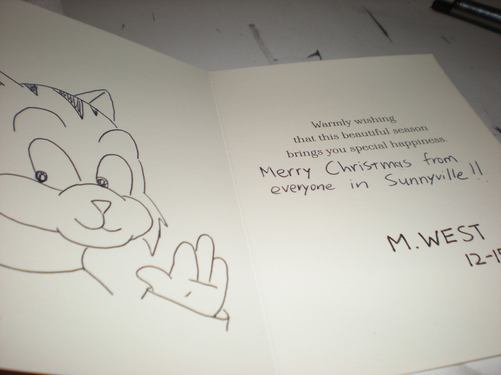 Personalizing my Christmas cards