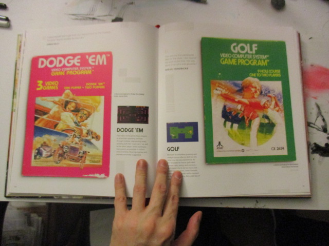 Atart of Atari game box pages