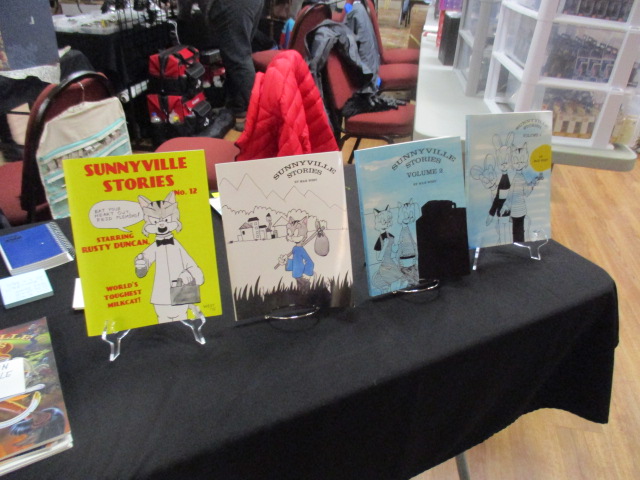 Sunnyville Stories Table at FM Comicon