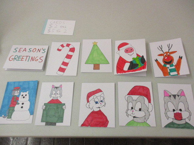 Hand drawn Christmas Cards